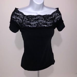 Lace Off The Shoulder Top